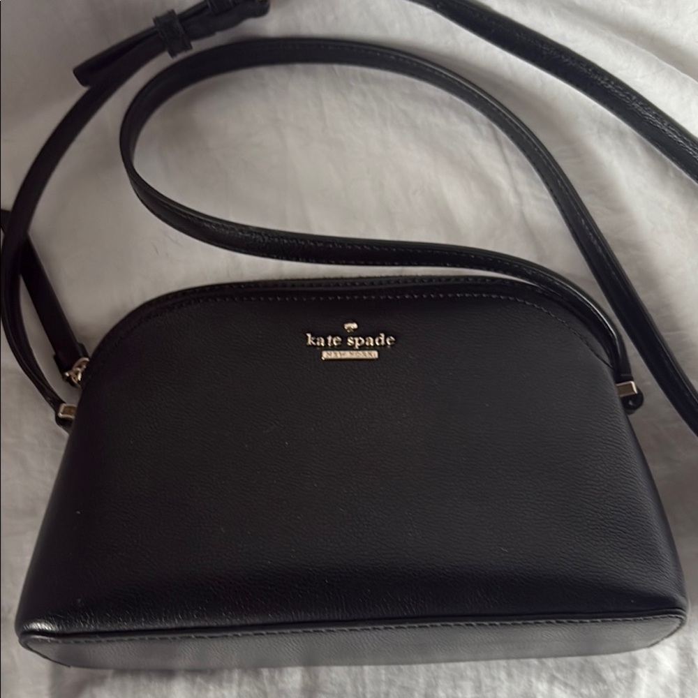 Kate Spade Small Black Dome Crossbody Bag